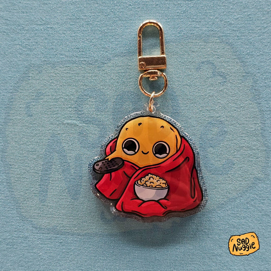 Sad Nuggie Movie Epoxy Keychain