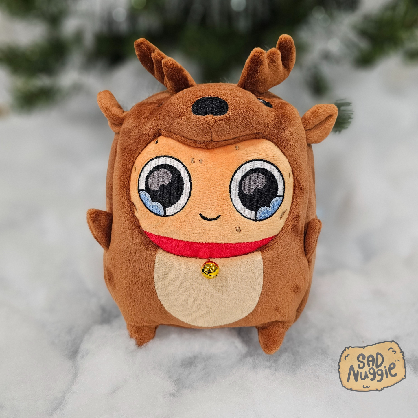 Sad Nuggie Reindeer Plush