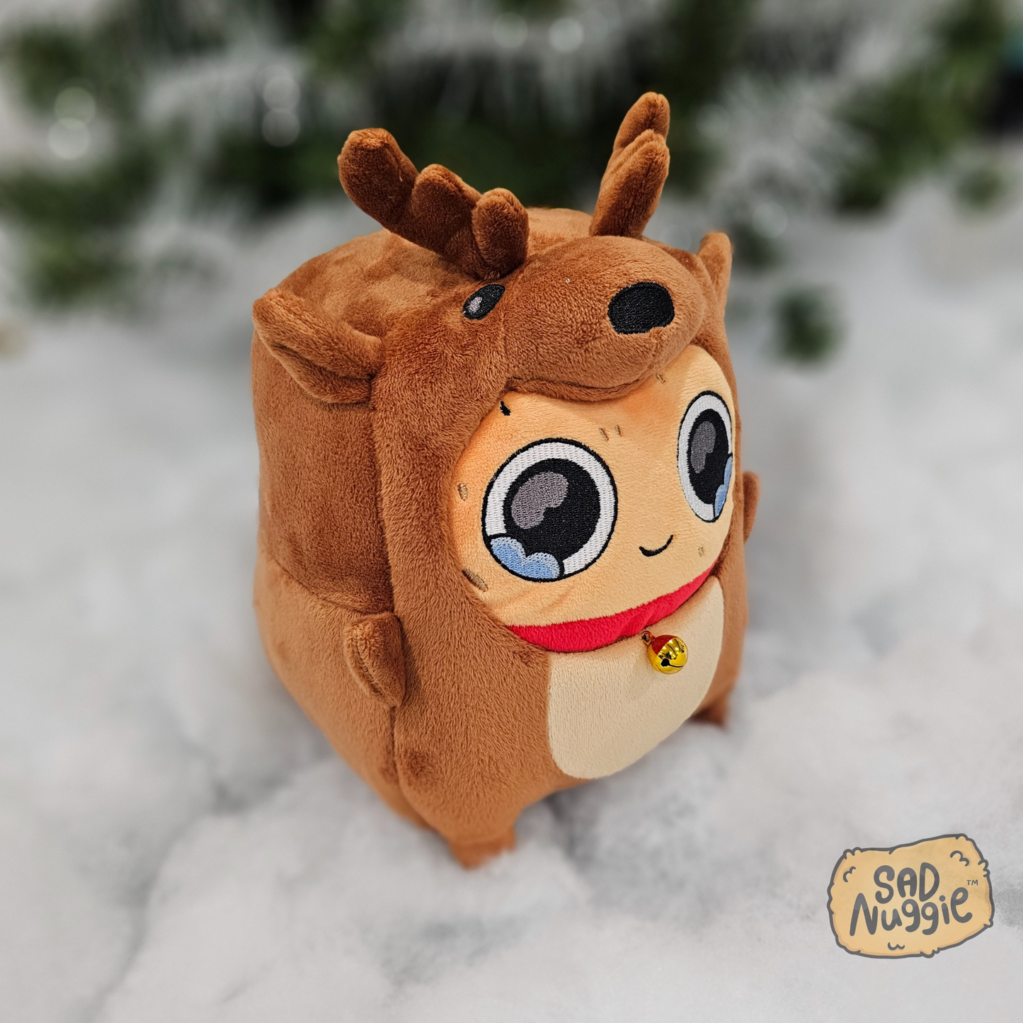 Sad Nuggie Reindeer Plush