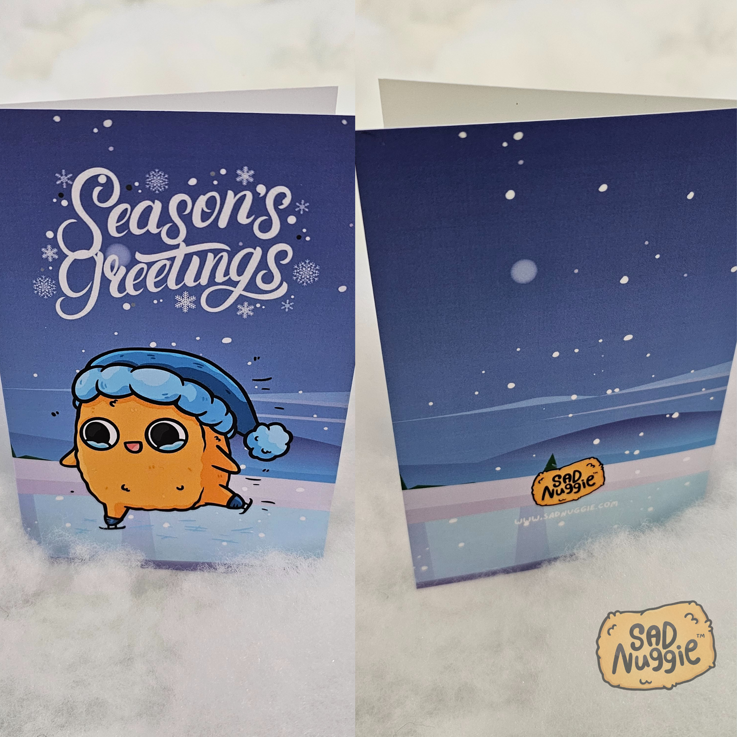 Sad Nuggie Christmas Cards