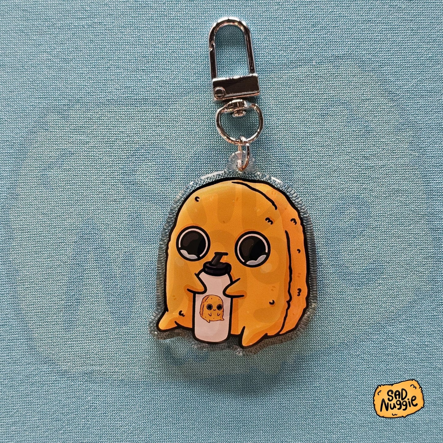 Sad Nuggie Hydrated Epoxy Keychain