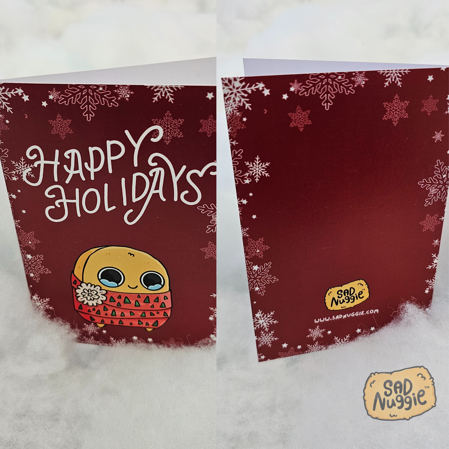 Sad Nuggie Christmas Cards