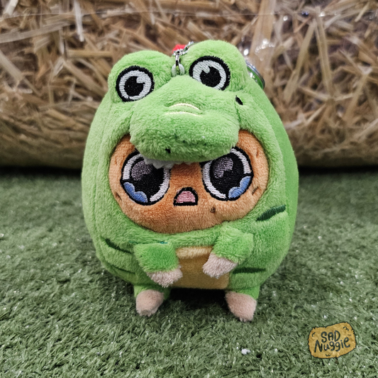 Angry Dino Mini Keychain Nuggie - PREORDER**