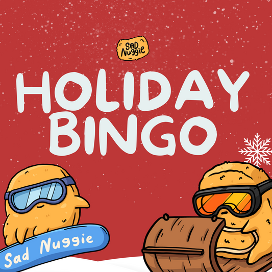 Sad Nuggie Holiday Bingo (Free Download)