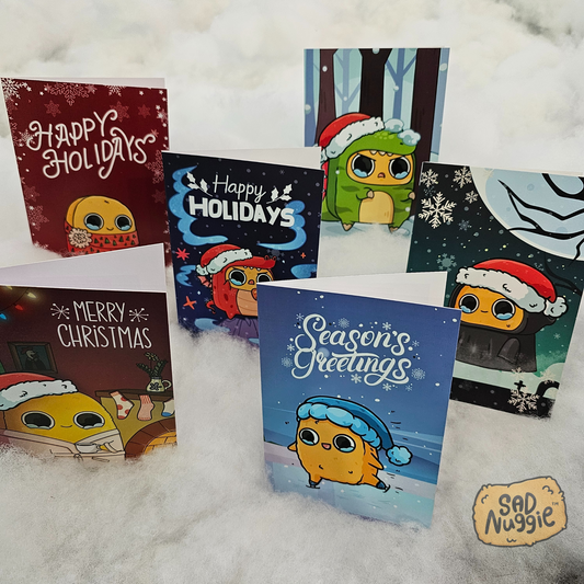 Sad Nuggie Christmas Cards