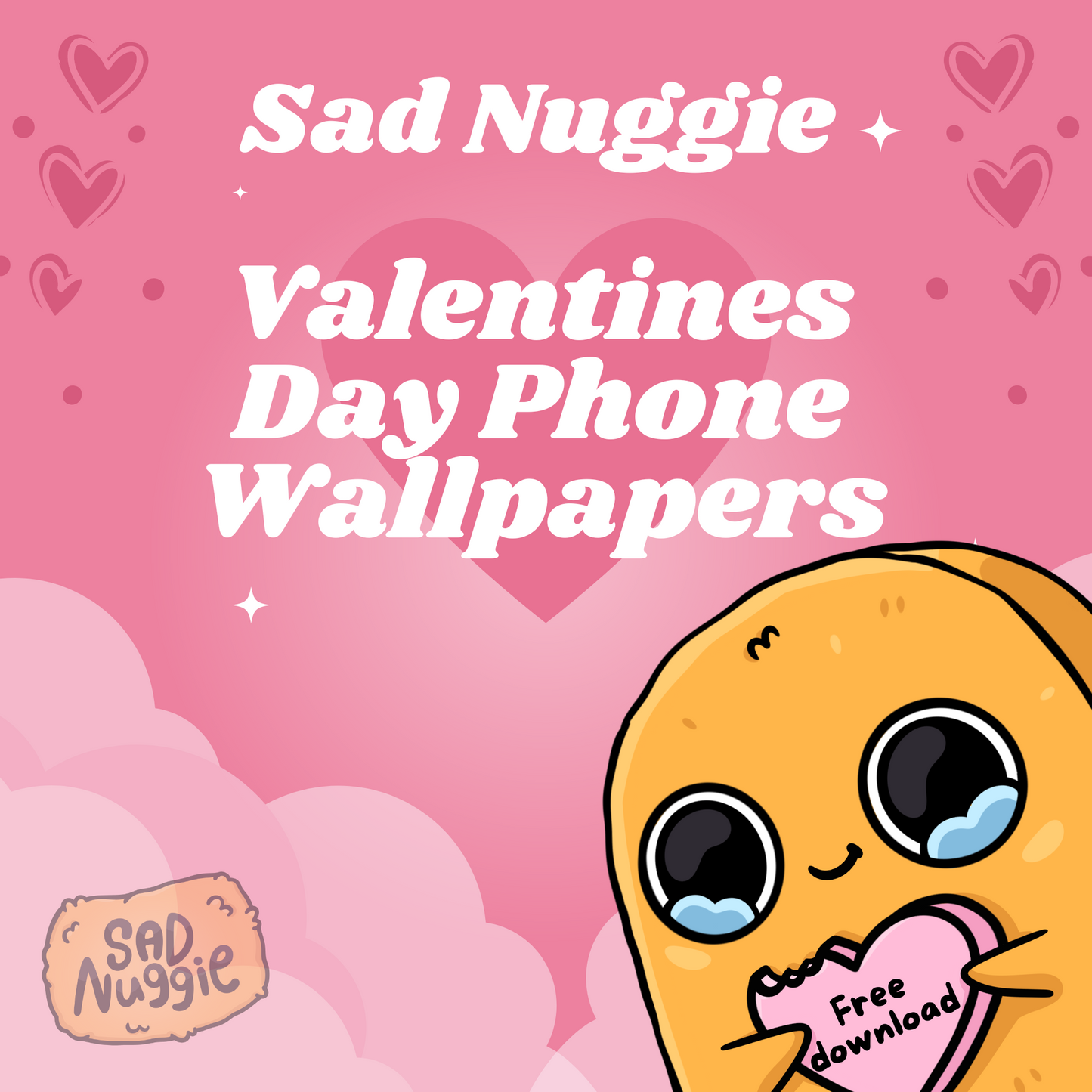 Traurige Nuggie-Hintergrundbilder zum Valentinstag (kostenloser Download)