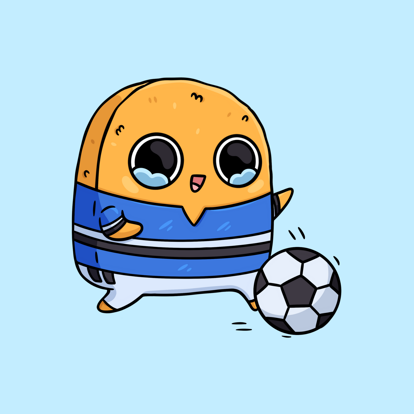 Soccer Sad Nuggie Sticker